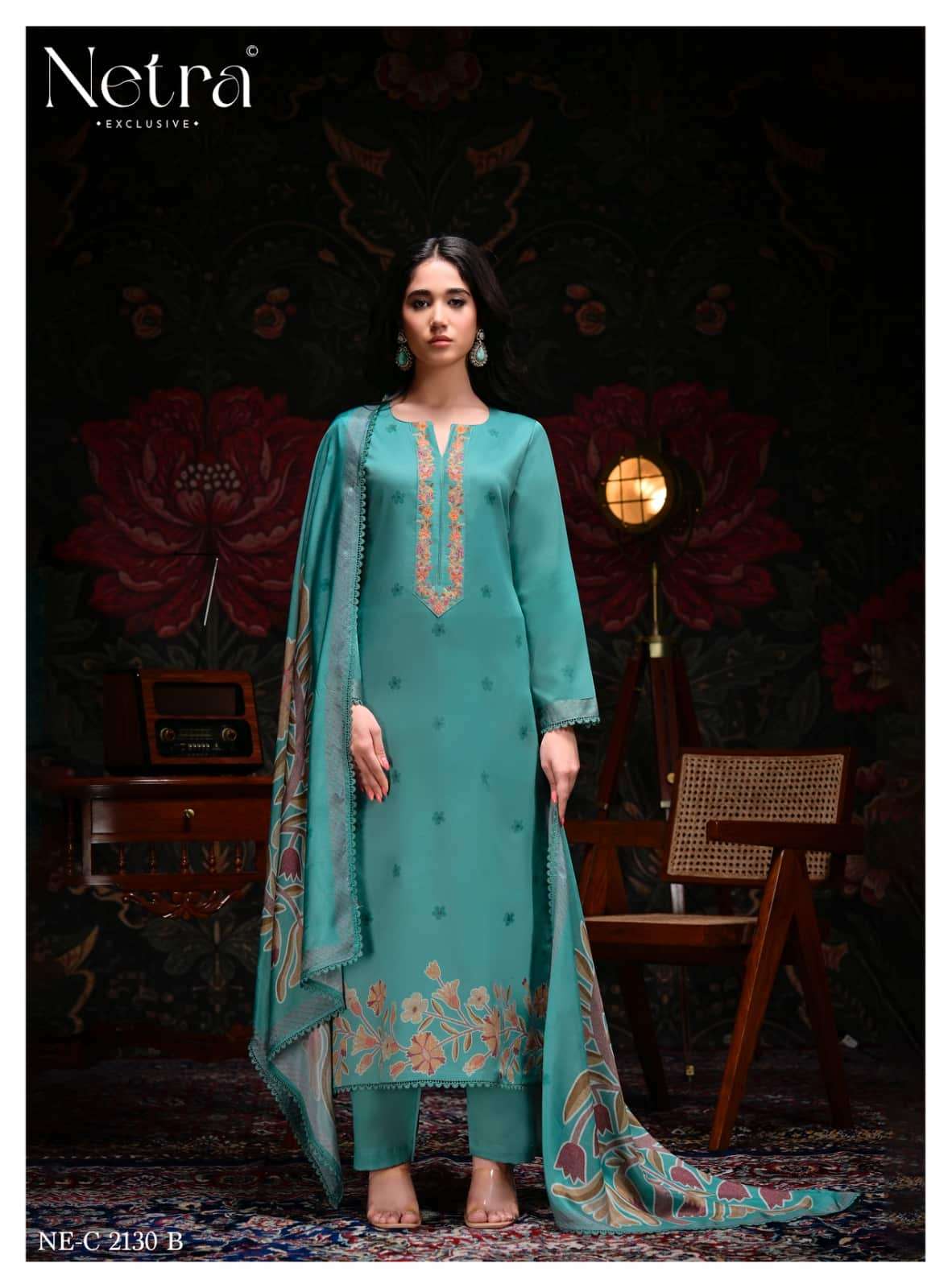 Rekha Netra Cotton Pant Style Suits Manufacturer Gujarat