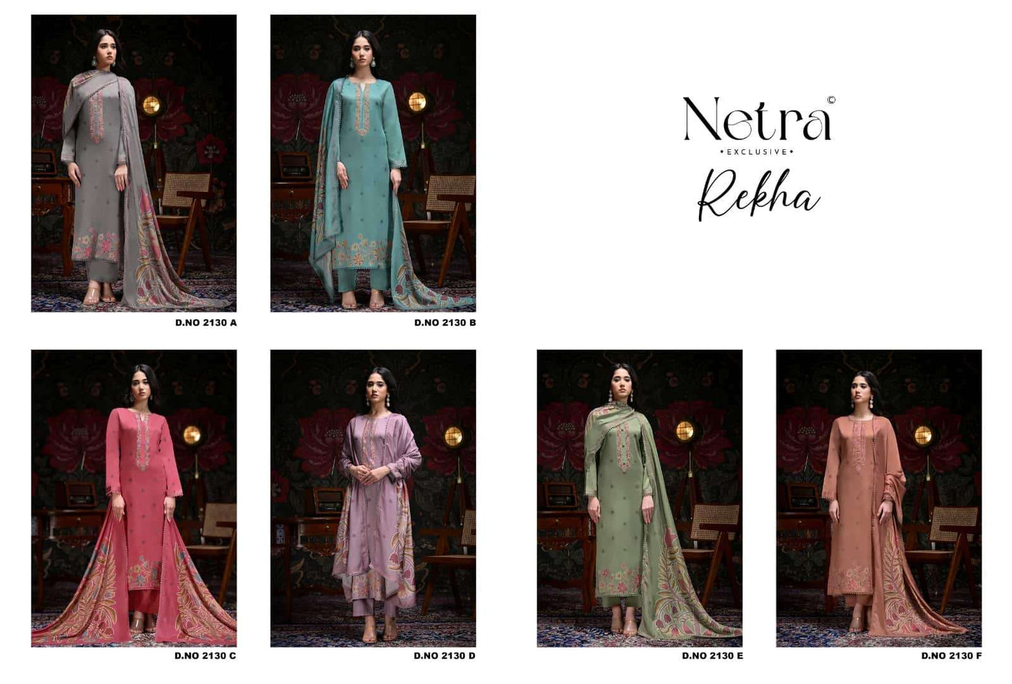 Rekha Netra Cotton Pant Style Suits Manufacturer Gujarat