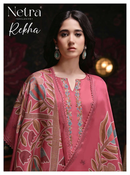 Rekha Netra Cotton Pant Style Suits Manufacturer Gujarat