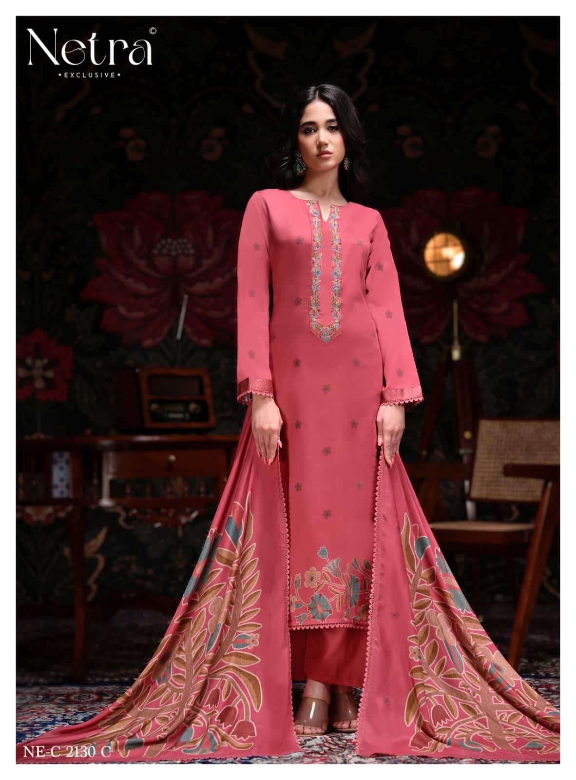 Rekha Netra Cotton Pant Style Suits Manufacturer Gujarat