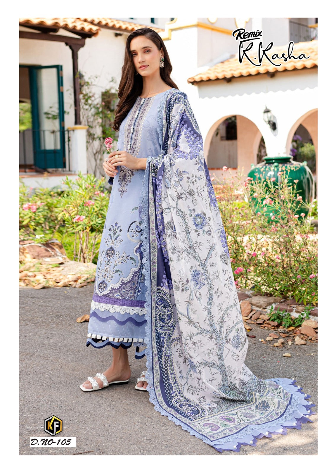 Remix K Kasha Heavy Cotton Luxury Collection Keval Fab Karachi Salwar Suits Wholesale Price