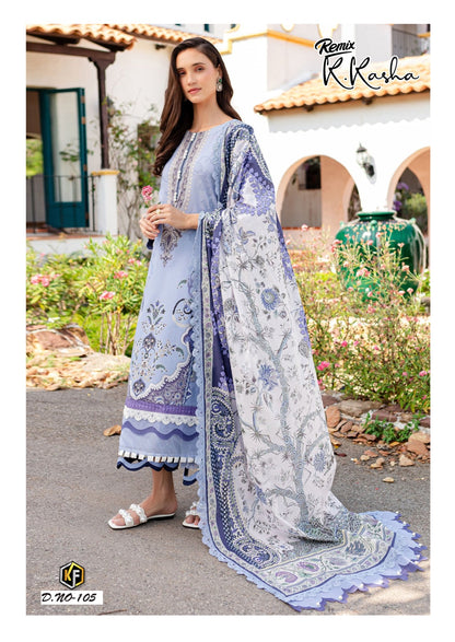 Remix K Kasha Heavy Cotton Luxury Collection Keval Fab Karachi Salwar Suits Wholesale Price