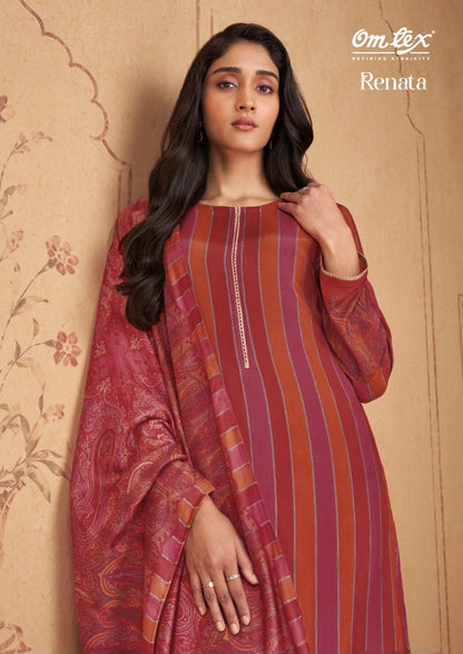 Renata Omtex Muslin Silk Pant Style Suits Supplier India