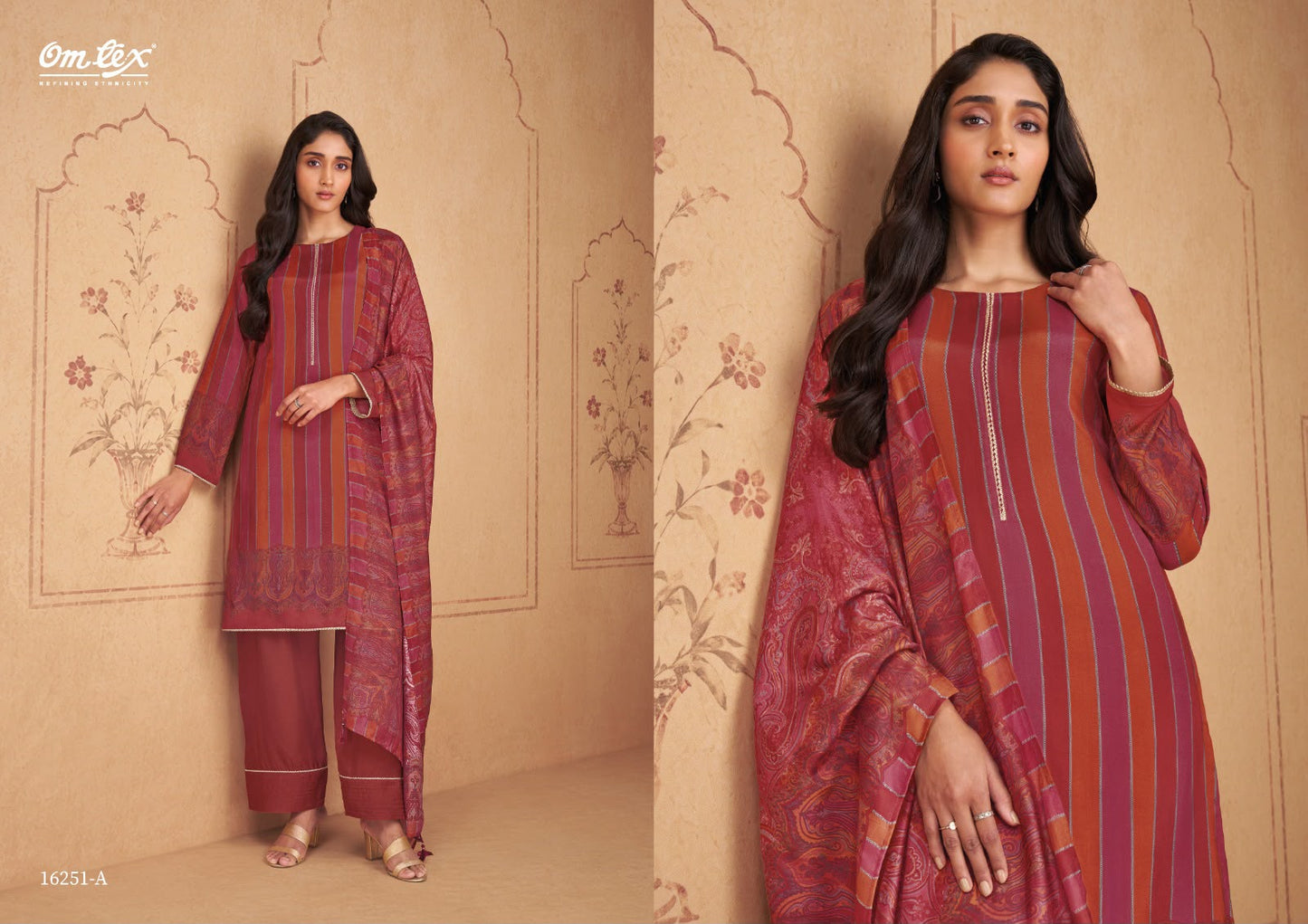 Renata Omtex Muslin Silk Pant Style Suits Supplier India