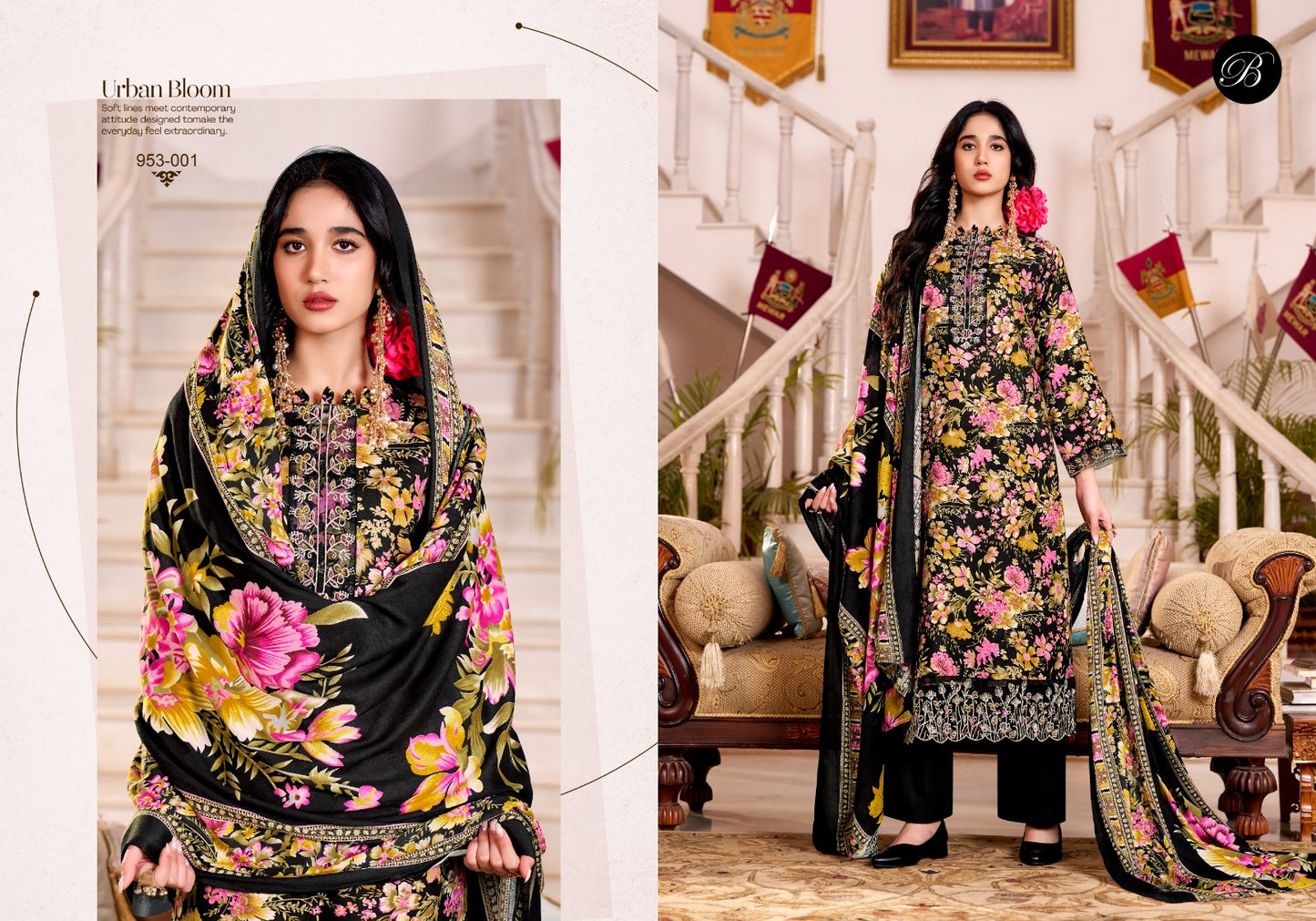 Reniza Belliza Designer Studio Viscose Rayon Karachi Salwar Suits Wholesaler