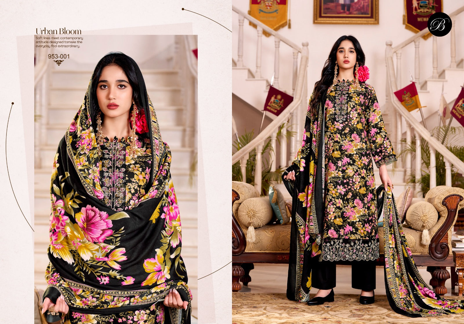 Reniza Belliza Designer Studio Viscose Rayon Karachi Salwar Suits Wholesaler