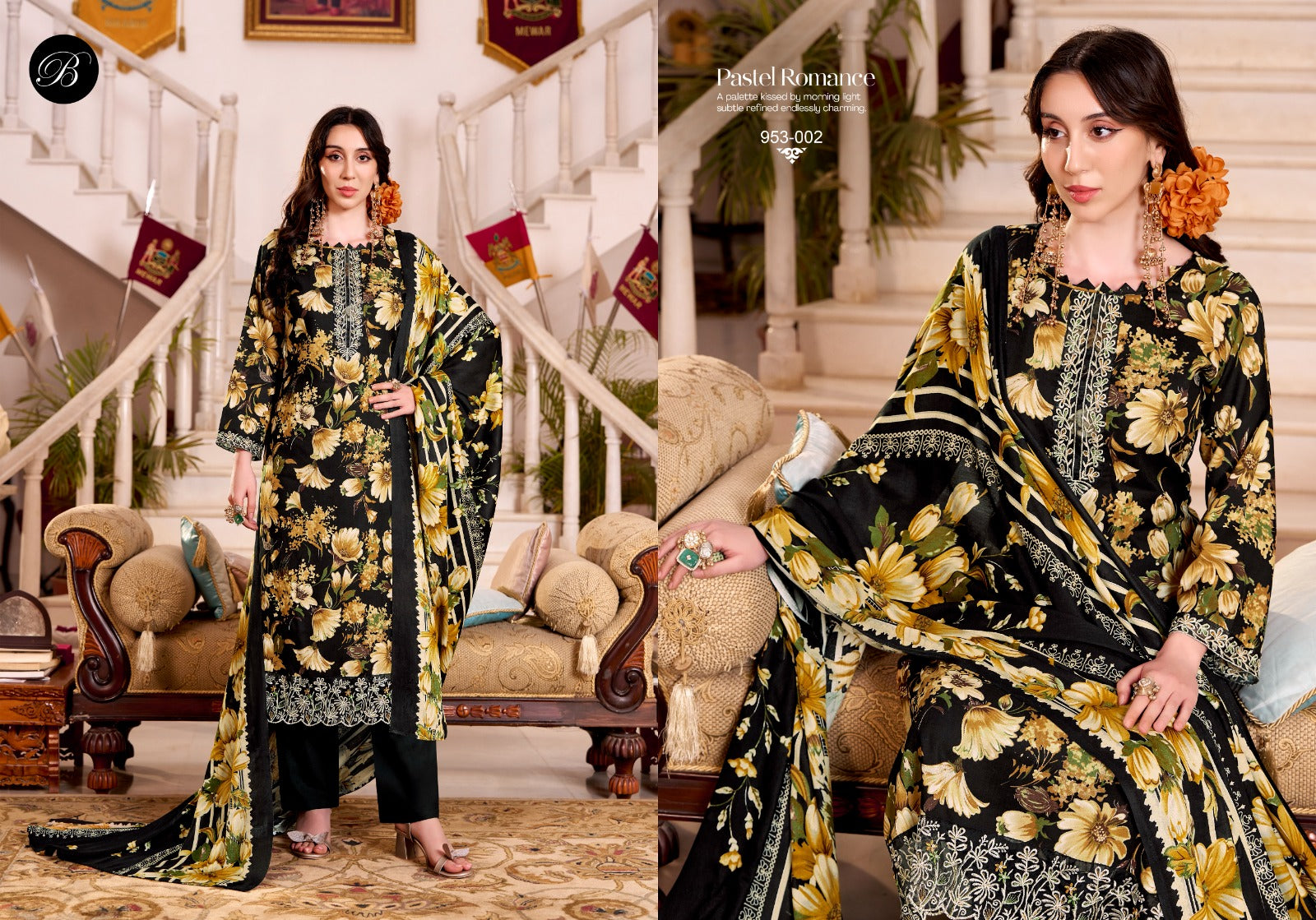 Reniza Belliza Designer Studio Viscose Rayon Karachi Salwar Suits Wholesaler