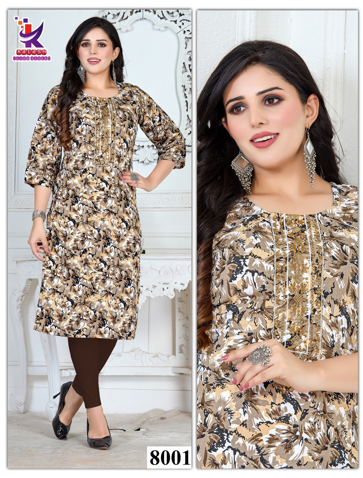 Renown 4 Mlm Kalash Lifestyle Knee Length Kurtis Wholesale Price