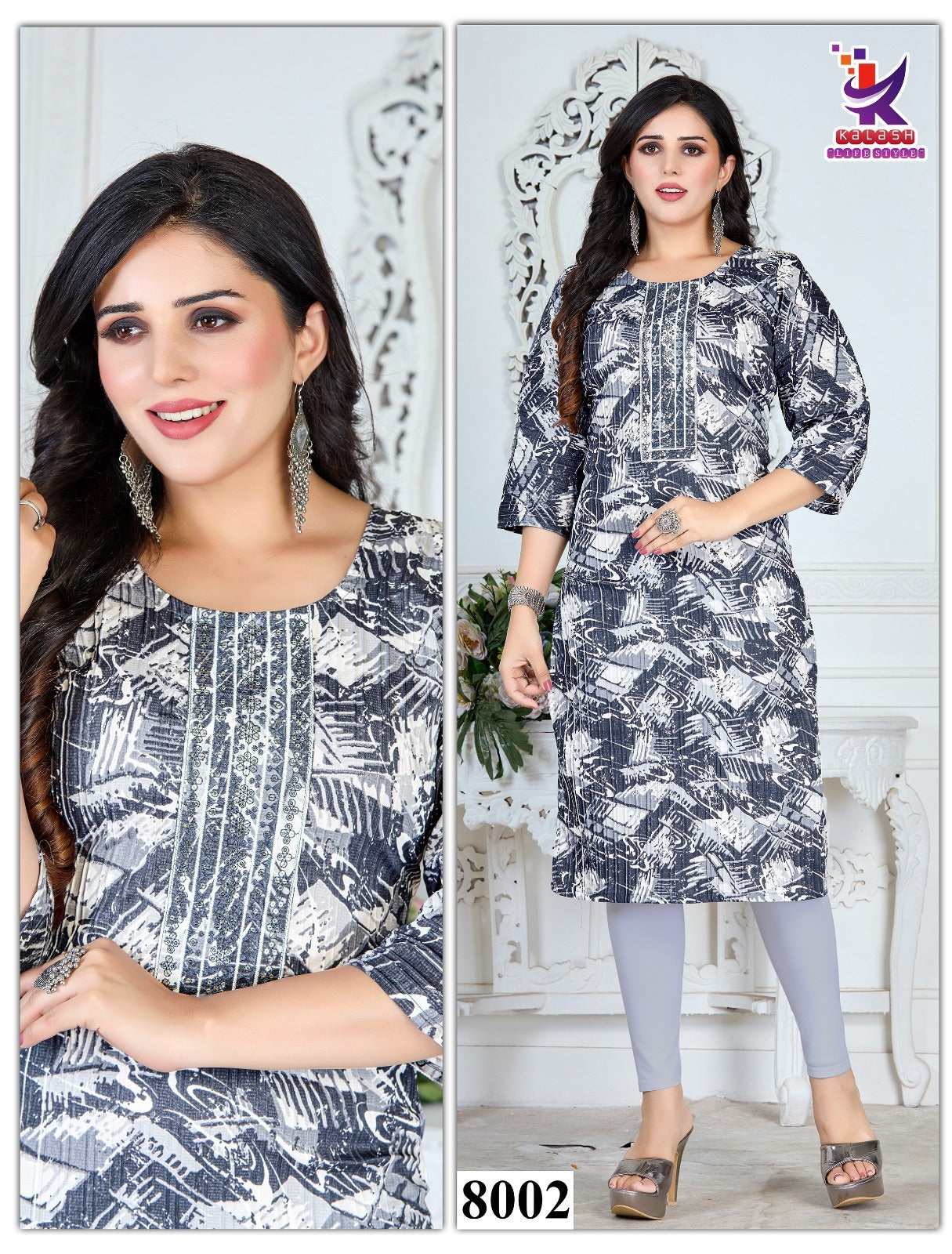 Renown 4 Mlm Kalash Lifestyle Knee Length Kurtis Wholesale Price