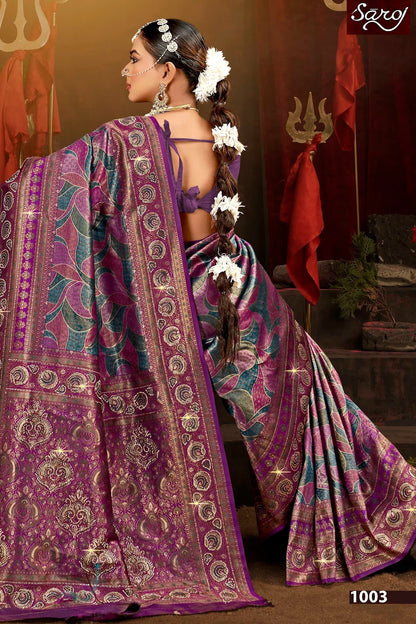 Renuka Saroski Vol 2 Saroj Tissue Silk Sarees Wholesale Price