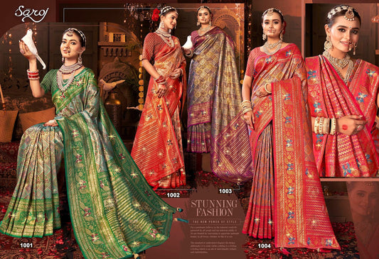 Renuka Saroski Vol 3 Saroj Tissue Silk Sarees Manufacturer India