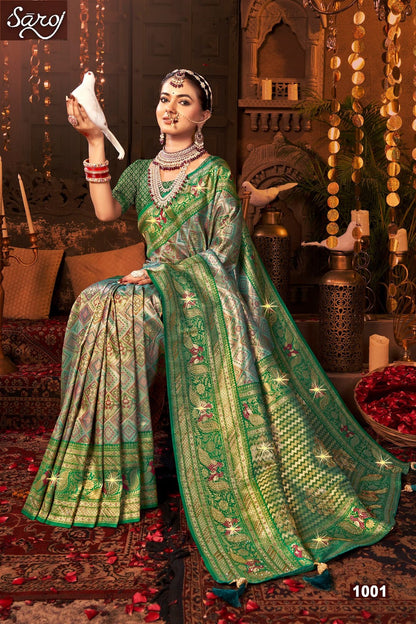 Renuka Saroski Vol 3 Saroj Tissue Silk Sarees Manufacturer India