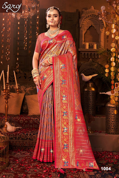 Renuka Saroski Vol 3 Saroj Tissue Silk Sarees Manufacturer India