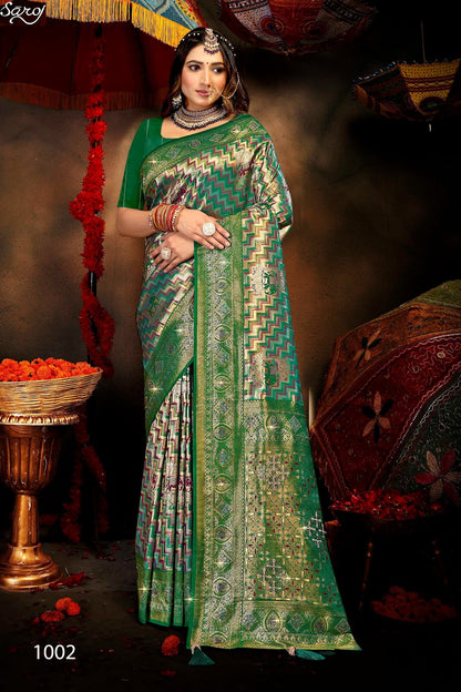 Renuka Saroski Vol 4 Saroj Tissue Silk Sarees Wholesaler Ahmedabad
