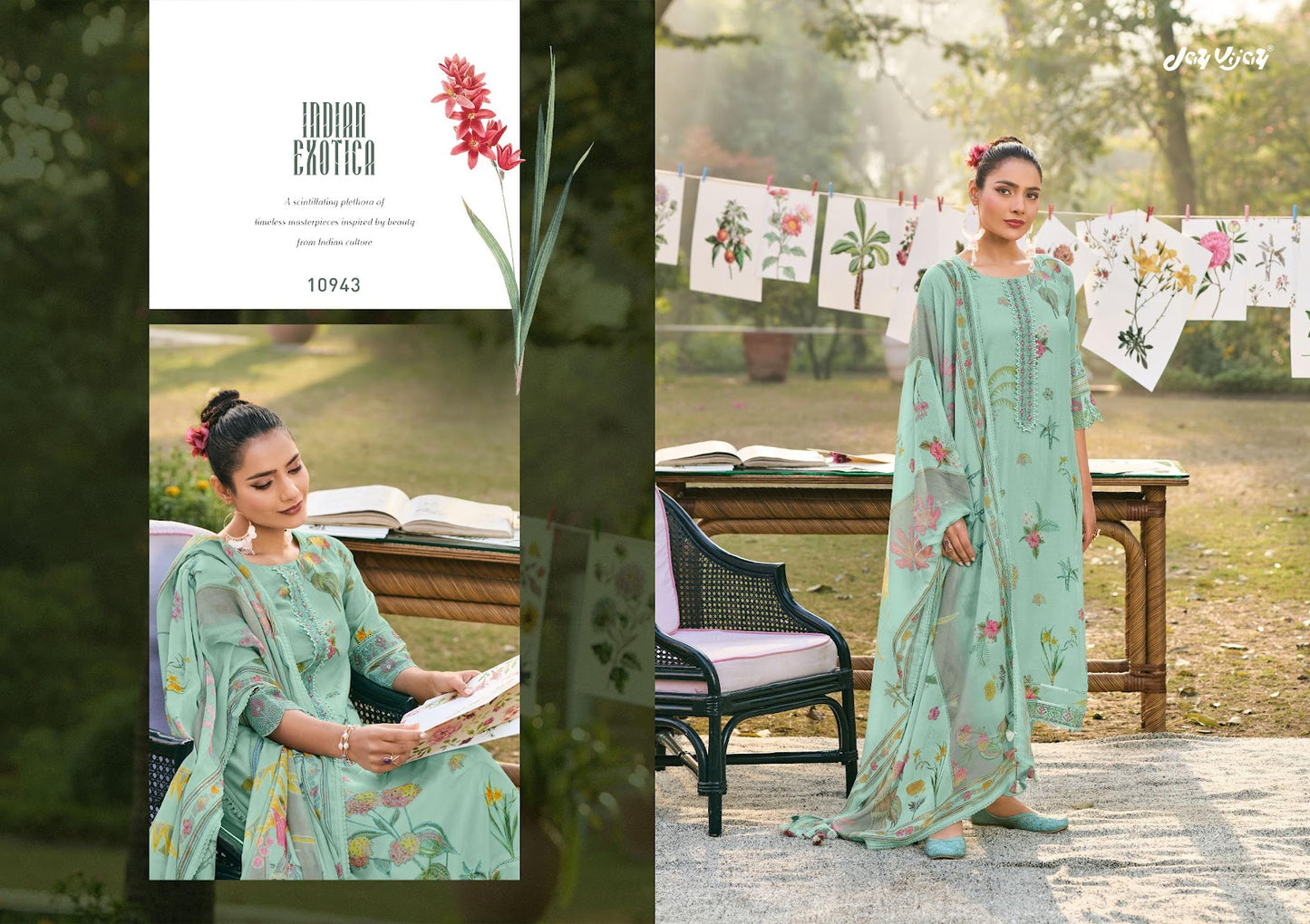 Resha Jay Vijay Chanderi Pant Style Suits Manufacturer