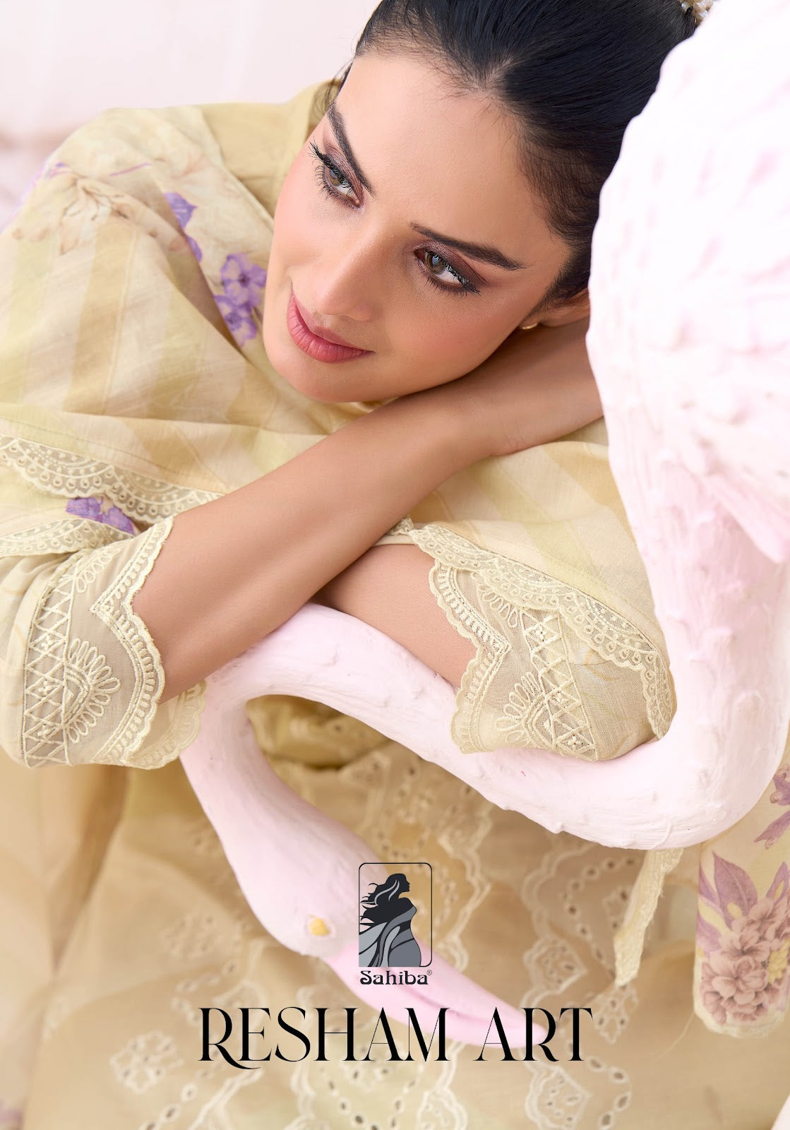 Resham Art Sahiba Cotton Pant Style Suits Exporter Ahmedabad