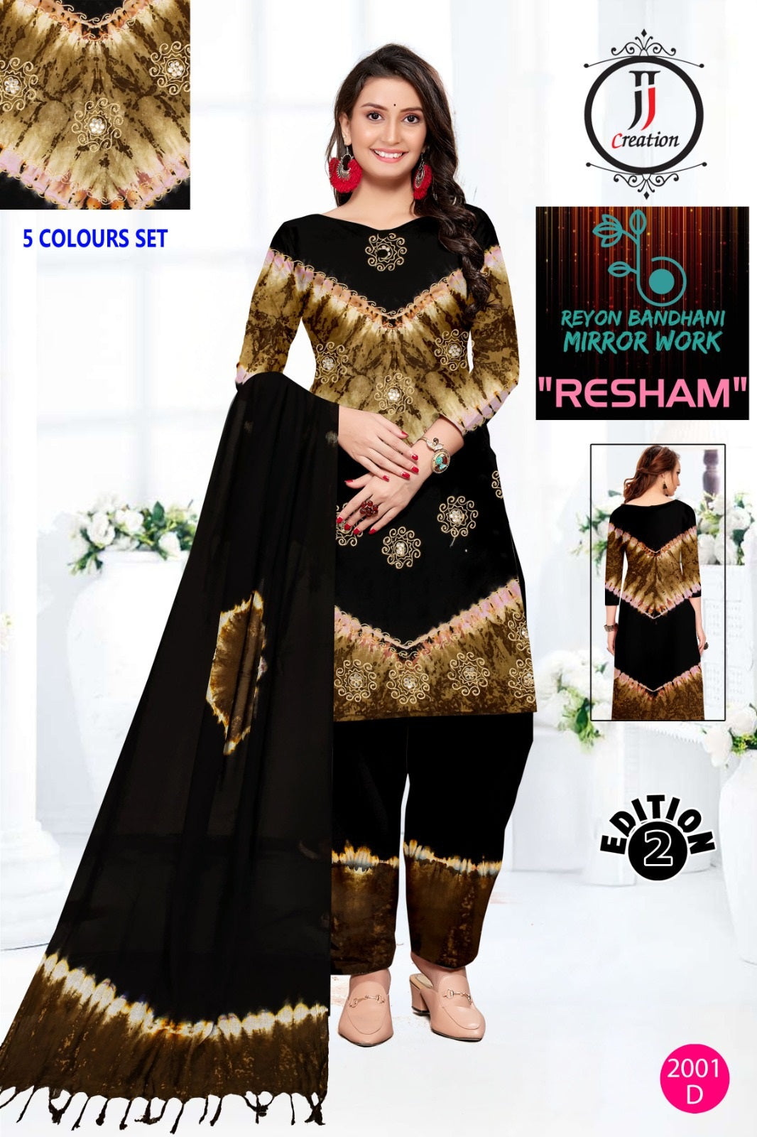 Resham Edition 2 Jj Rayon 14Kg Salwar Suits Wholesale Price