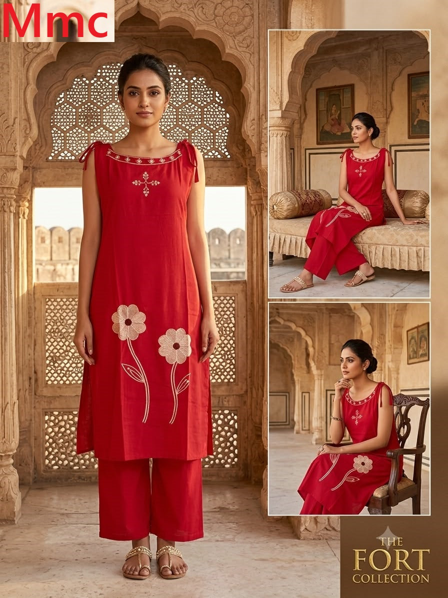 Resham Flower Mmc Vatican Co Ord Set Wholesale Price