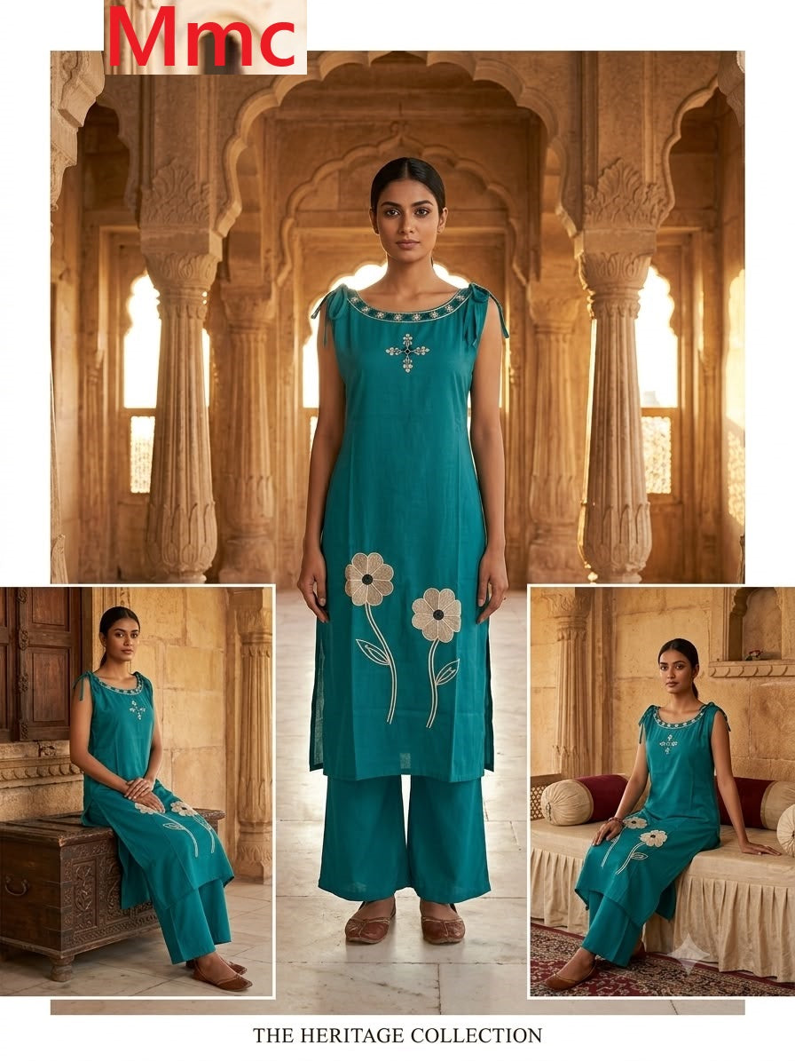 Resham Flower Mmc Vatican Co Ord Set Wholesale Price