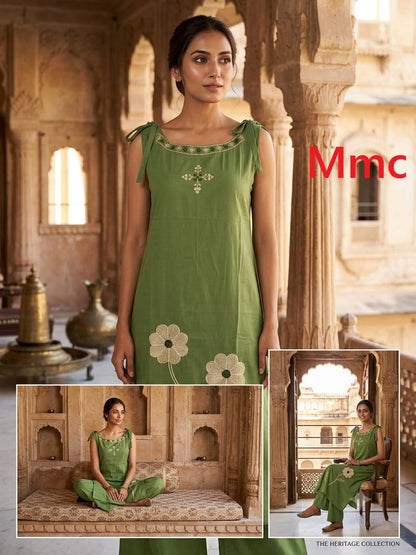 Resham Flower Mmc Vatican Co Ord Set Wholesale Price