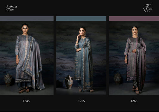 Resham Glam Tm Gaji Silk Pant Style Suits Exporter Gujarat