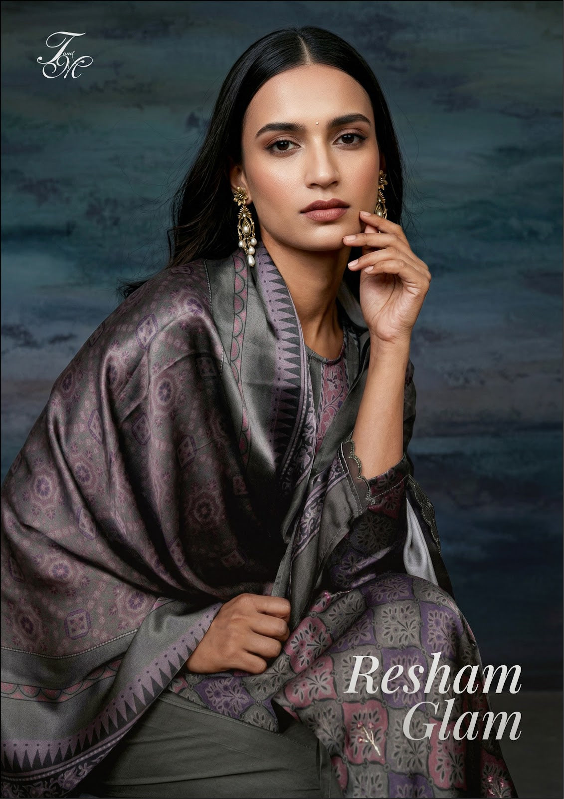 Resham Glam Tm Gaji Silk Pant Style Suits Exporter Gujarat