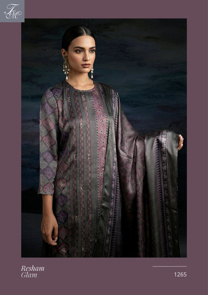 Resham Glam Tm Gaji Silk Pant Style Suits Exporter Gujarat
