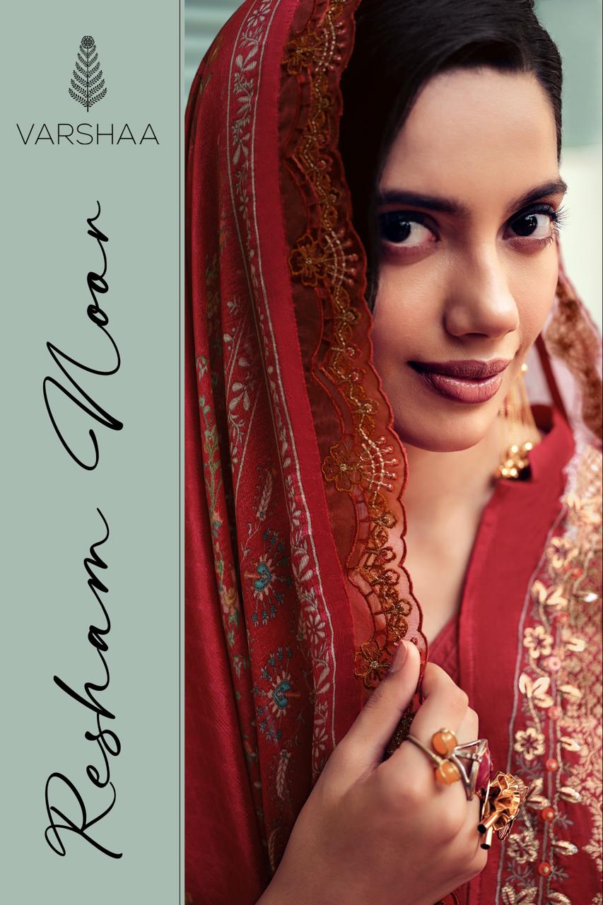 Resham Noor Varshaa Viscose Pant Style Suits Supplier