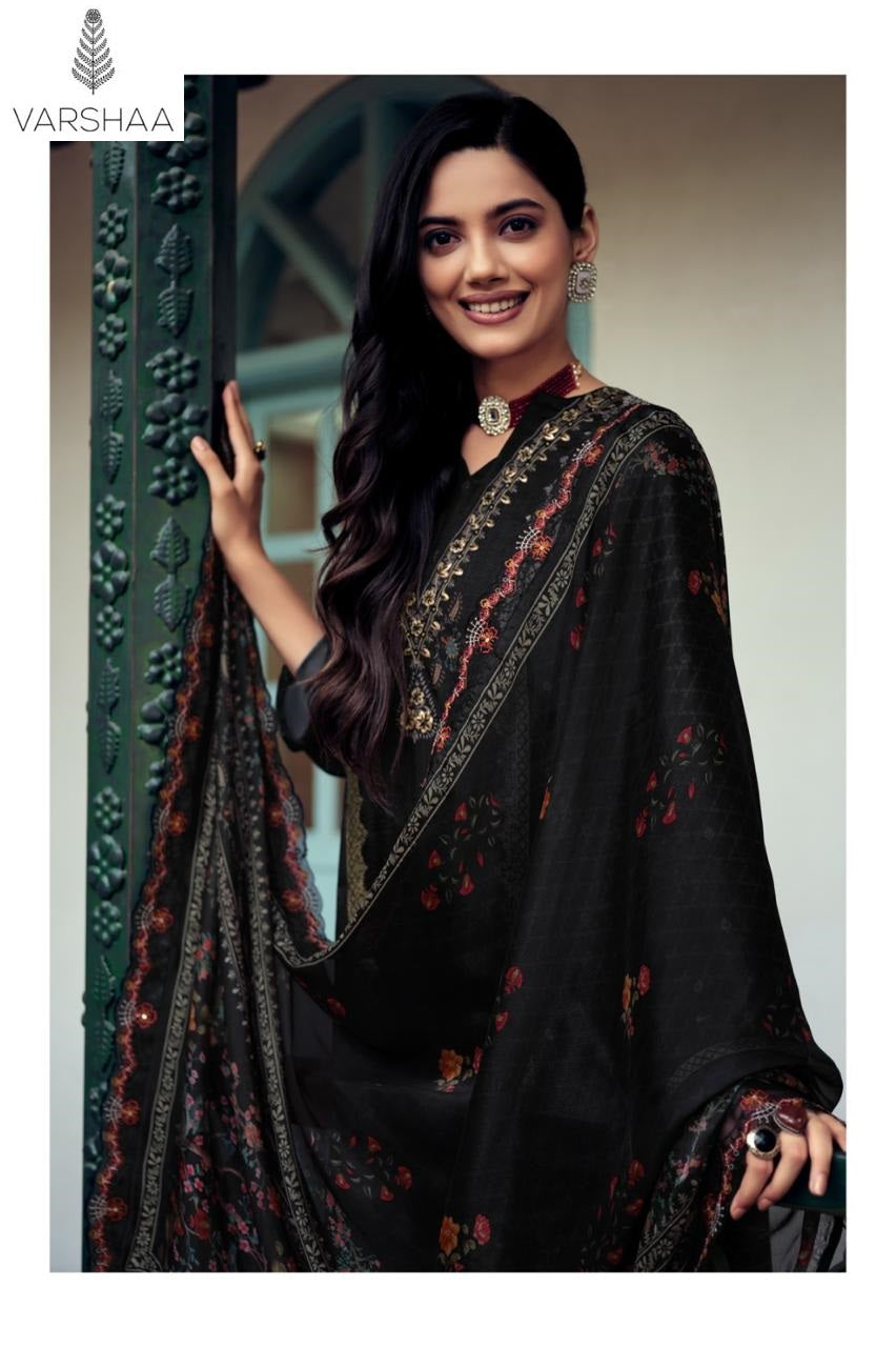Resham Noor Varshaa Viscose Pant Style Suits Supplier