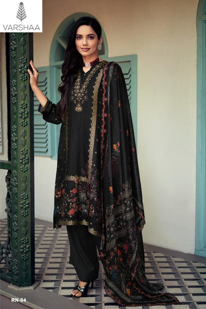 Resham Noor Varshaa Viscose Pant Style Suits Supplier