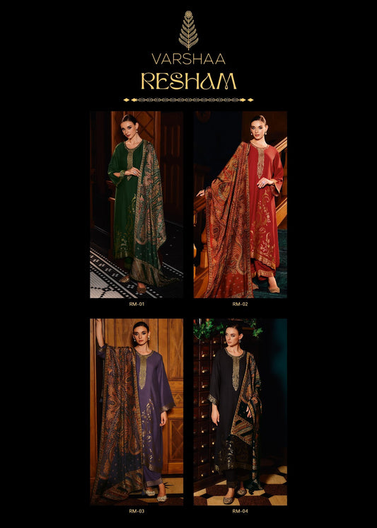 Resham Varsha Fashions Viscose Pashmina Suits Wholesaler Gujarat