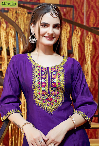 Resham Vol 1 Mahendra Fashion Roman Readymade Anarkali Suits Wholesaler