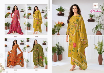 Resham Vp Brand Muslin Karachi Salwar Suits Manufacturer Gujarat