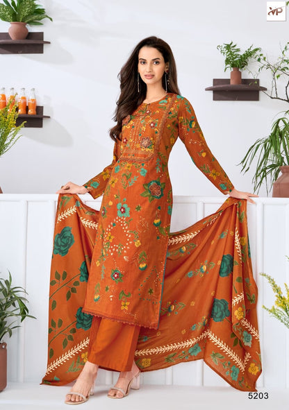 Resham Vp Brand Muslin Karachi Salwar Suits Manufacturer Gujarat