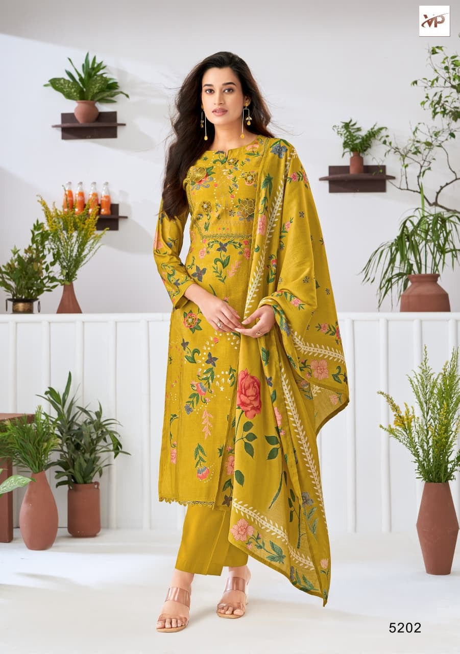 Resham Vp Brand Muslin Karachi Salwar Suits Manufacturer Gujarat