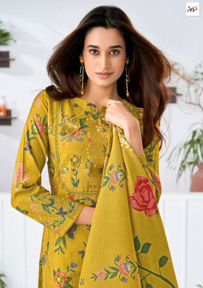 Resham Vp Brand Muslin Karachi Salwar Suits Manufacturer Gujarat