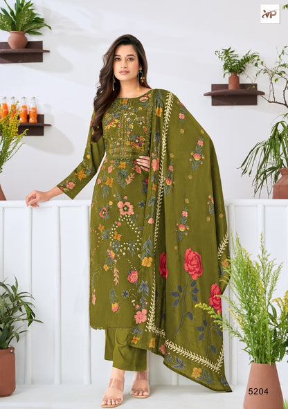 Resham Vp Brand Muslin Karachi Salwar Suits Manufacturer Gujarat