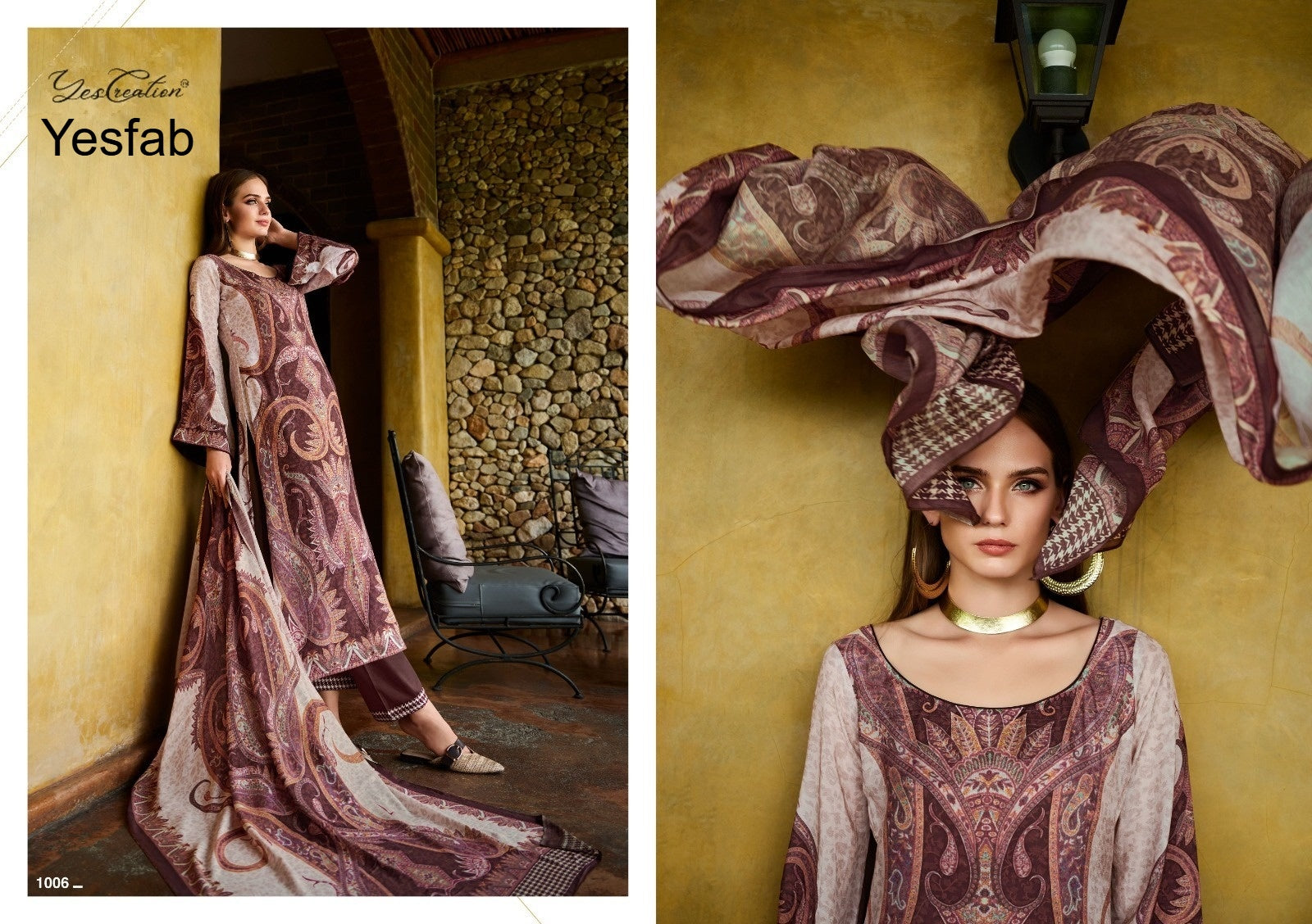 Resham Yesfab Woollen Suits Wholesale