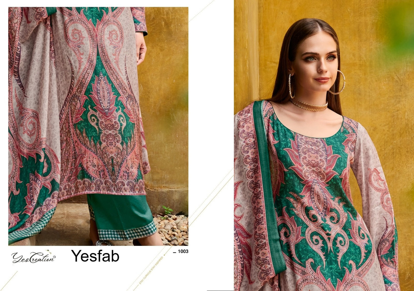 Resham Yesfab Woollen Suits Wholesale