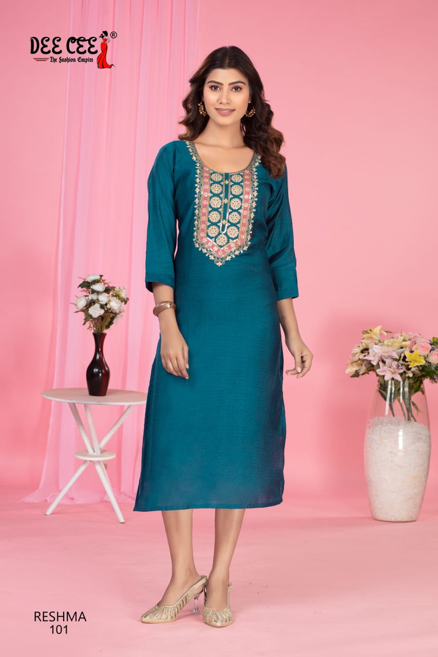 Reshma Deecee Vatican Straight Cut Kurtis Wholesaler