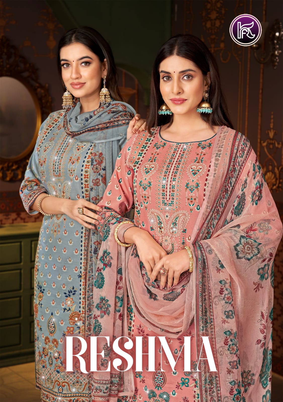 Reshma Kala Fashion Pure Jam Karachi Salwar Suits Wholesale Price