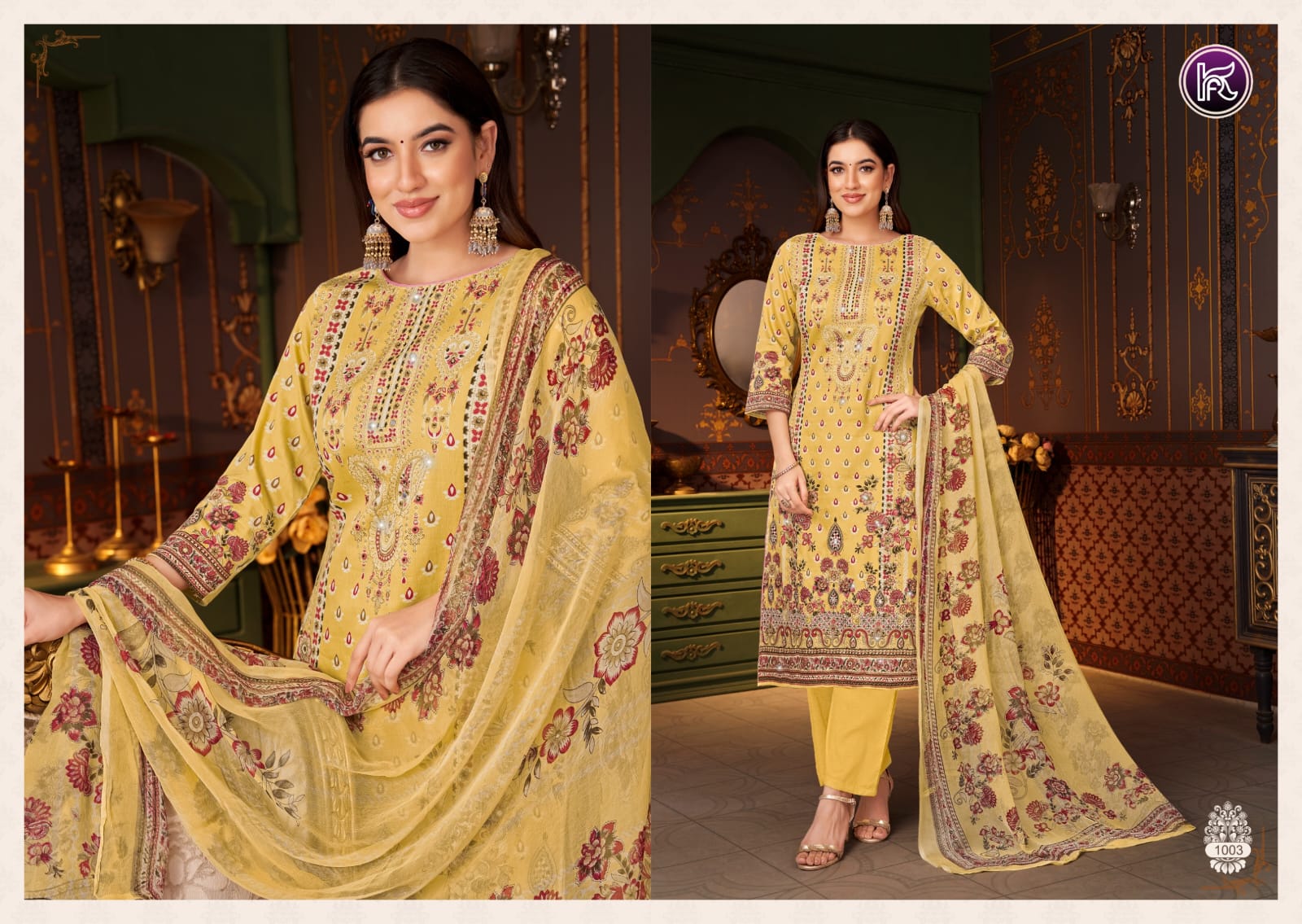 Reshma Kala Fashion Pure Jam Karachi Salwar Suits Wholesale Price