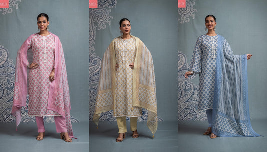 Reva 5775 Naariti Cotton Pant Style Suits Supplier