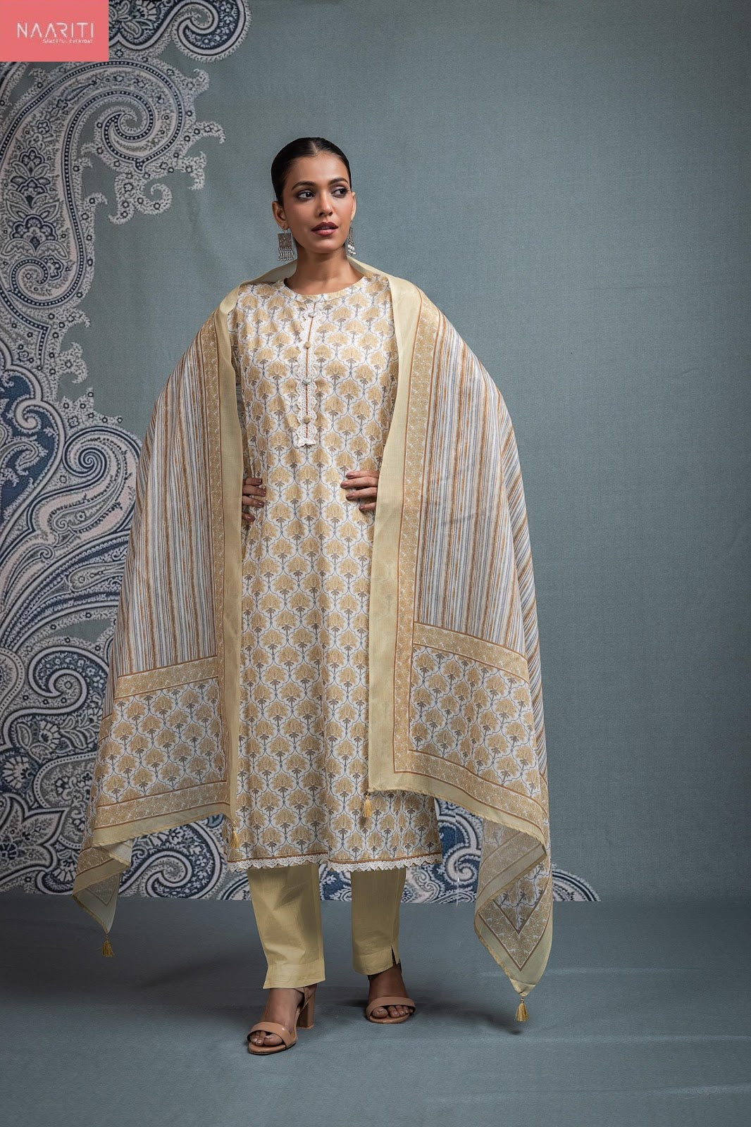 Reva 5775 Naariti Cotton Pant Style Suits Supplier