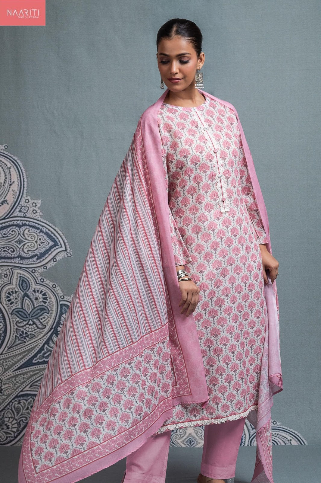 Reva 5775 Naariti Cotton Pant Style Suits Supplier