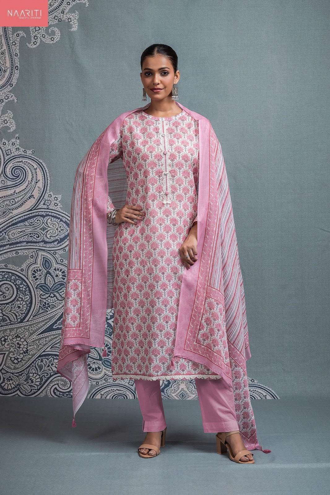 Reva 5775 Naariti Cotton Pant Style Suits Supplier