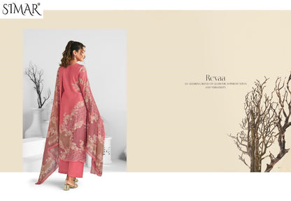 Revaa Simar Viscose Muslin Pant Style Suits Supplier India
