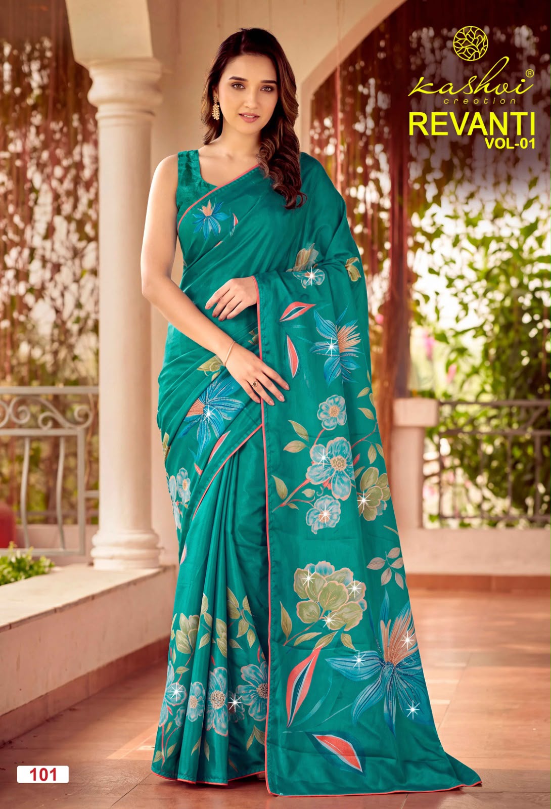 Revanti Vol 1 Kashvi Creation Tesla Sarees Wholesaler