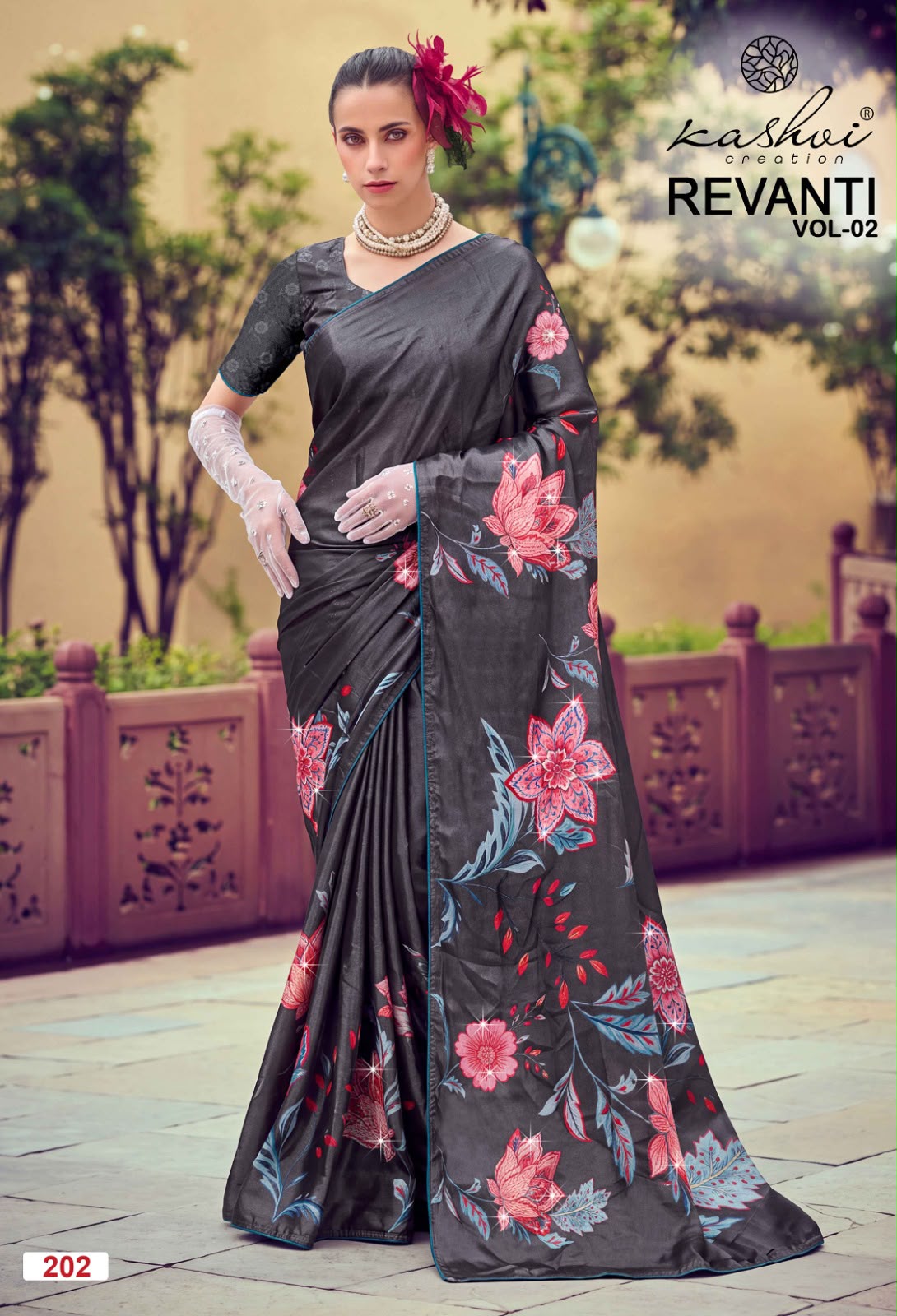 Revanti Vol 2 Kashvi Creation Tesla Sarees Supplier Gujarat