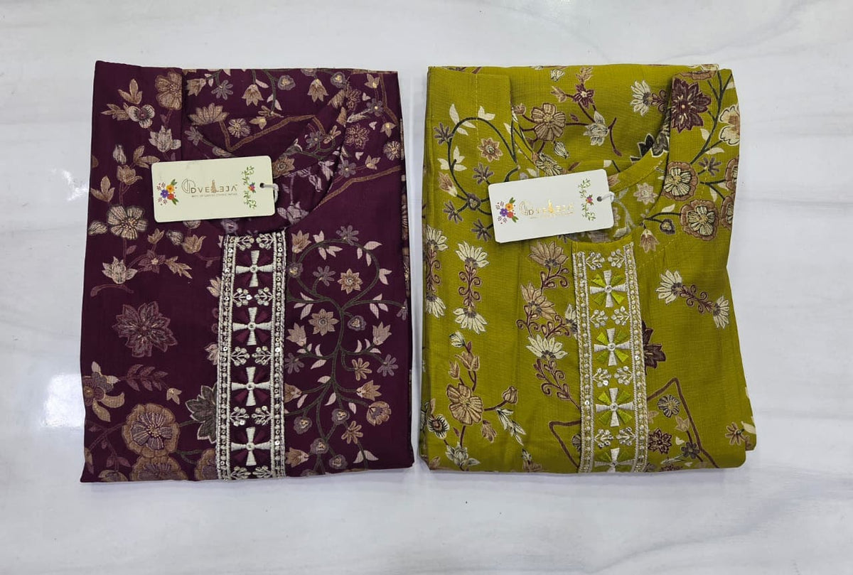 Rewa Series Dveeja Fashion Vetican Readymade Pant Style Suits Wholesaler